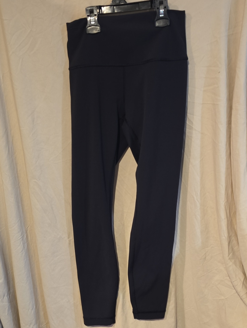 lululemon athletica Black Top with Reflective Logo